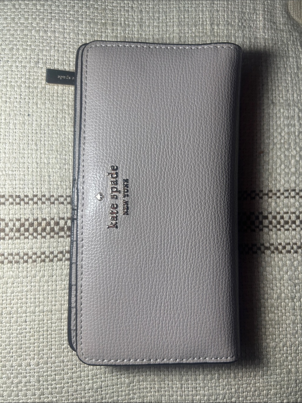 NEW Kate Spade Pebbled Leather Wallet (w/small flaw, see pics)